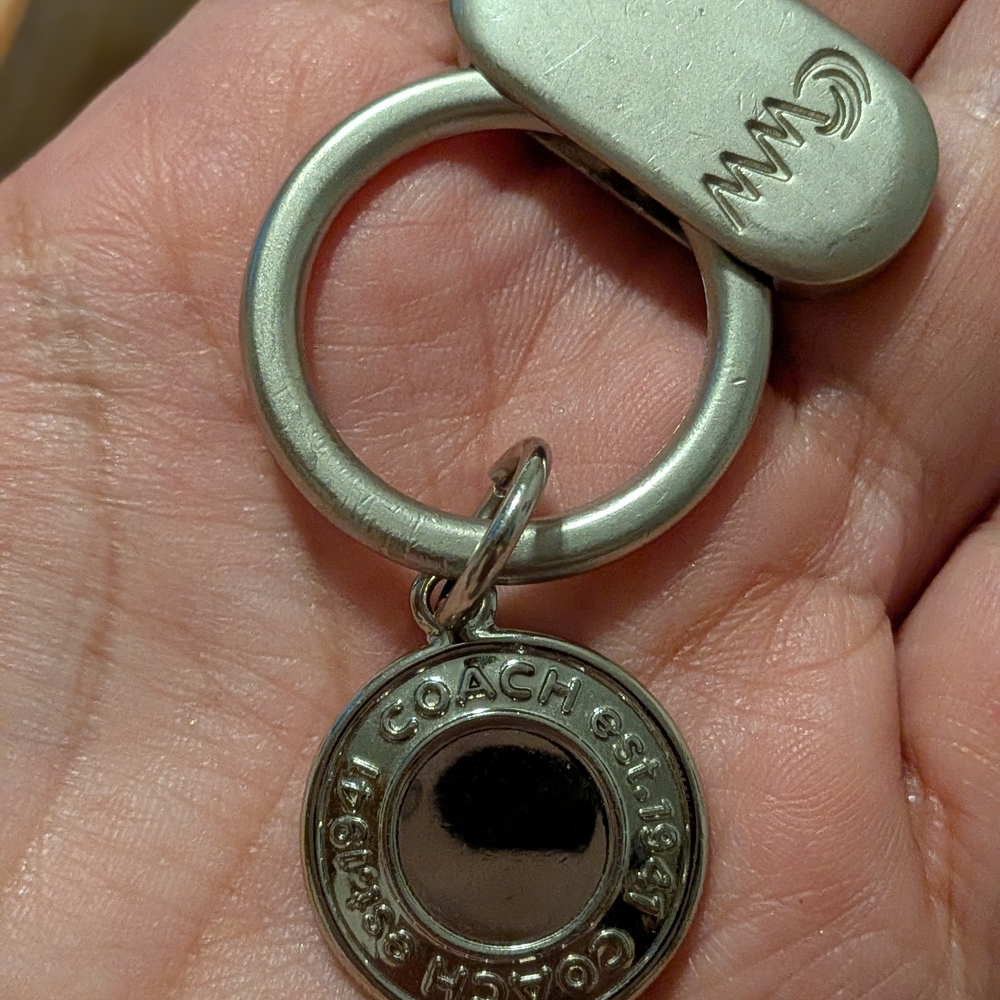 Handmade Keychain With Coach Medallion